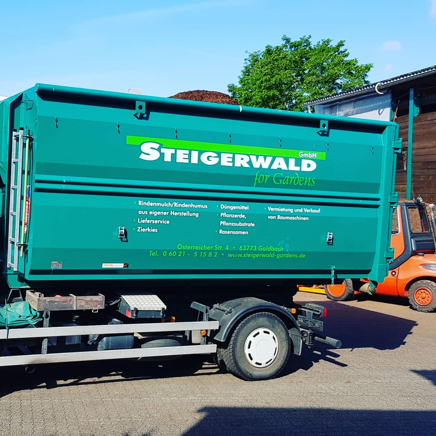 1m³ Waldboden-Einstreu ab Werk kein Versand